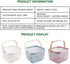 This Wire Basket, Hanging Kitchen Basket Fruit Basket With Wooden Handle Handles can Store Household Items like Fruits and Vegetables and can Also be Stacked to Save Space.?White?
