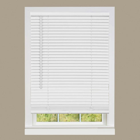 Achim Home Furnishings Cordless GII Deluxe Sundown 1" Room Darkening Mini Blind, 32" x 64", White