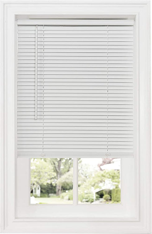 Achim Home Furnishings Cordless GII Deluxe Sundown 1" Room Darkening Mini Blind, 32" x 64", White