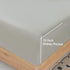 AKK Light Grey Twin Size Sheet Sets 14" Deep Pocket, Ultra Soft Brushed Microfiber Bedding Sheets Set of 3, Wrinkle Free Durable