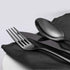 Black Silverware Set, Aisoso 20 Piece Stainless Steel Flatware Cutlery Set Service for 4, Include Knife Fork Spoon, Stylish Mirror Finish, Dishwasher Safe Perfect for Home Kitchen Restaurant