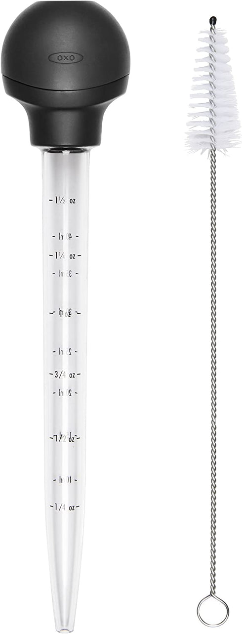 OXO Good Grips Baster with Cleaning Brush - Black