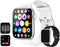 feifuns Smart Watch with Call(Answer Make Call) IP67 Waterproof Fitness Tracker Heart Rate Blood Pressure Oxygen SpO2 Sleep Step Calorie Count Smart Watches for Men Women for Android iOS Phone (White)
