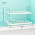 YouCopia UpSpace Water Bottle Organizer, 2-Shelf, White