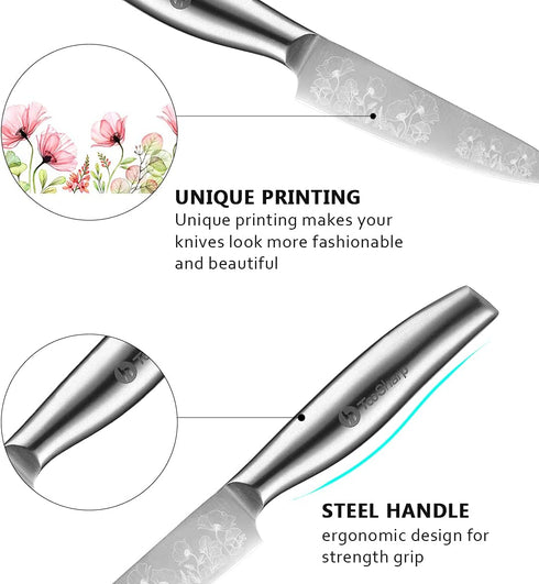 TooSharp Paring Knife for Cooking, Update Fit Non-stick Peel, Lightweight And Convenient, Easy To Control For Home Kitchen/ Restaurant/travel, Anti-rust And Healthy Handle, Good Helper For Cooking