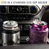 Hooch|Hog Slim Can Cooler Stainless Steel for 12 oz. Skinny Cans | 3x Insulated Beer Can Holder for Michelob Ultra, White Claw, Truly & Redbull (Blush Glitter)