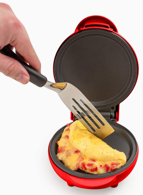 Nostalgia MyMini Griddle compact size for dorms, small kitchens 5 Inch Non stick cooking surfaces easily wipe clean