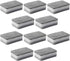 Hemoton 10pcs Kitchen Sponges for Dishes Scrub Sponges Dual-Sided Dishwashing Sponges for Kitchen (Grey)