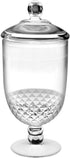 Bekmore Large Apothecary Jar with Airtight Lid in Premium Acrylic, Decorative Weddings Candy Buffet, Break-Resistant and BPA-Free, 57.5 Ounce
