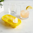 TrueZoo Quack the Ice Duck Ice Cube Tray, Novelty Animal Ice Mold, Large Ice Cube Mold, Makes 6 Ice Cubes, Duck Ice Tray, Yellow, Set of 1