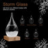 Home Decor Storm Glass Weather Predictor, Drop-Shaped Weather Forecast Bottle, Home and Office Desktop Decoration , Unique Fashion Creative Weather Gift for him/her