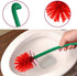 Creative Toilet Brush with Holder Bowl&Long Handle, Household Bathroom Cleaning Tool Cleaner and Base for Storage&Organization, Thick Bristle for Deep Clean-Rust Resistant Leakproof-Red Cherry Shape