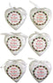 Jesus is The Reason for The Season Christmas Decoupage Ornament, 3 Inch, Pack of 6