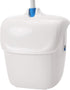 Amazon Basics Broom with Handled Dustpan, Blue and White