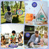 Dart Board for Kids Double Sided with 16 Sticky Balls 2 Hooks, Party Games Stocking Stuffers Dinosaur Target Toys for 3 4 5 6 7 8 9 10 11 12 Year Old Boys and Girls