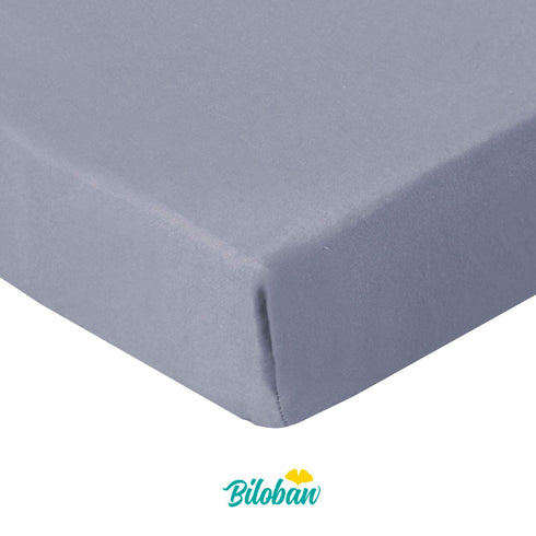 Square Playard / Playpen Fitted Sheets, Perfect for New Room2 / TotBloc Portable Playard, 2 Pack, Ultra Soft Microfiber, Fitted Playpen Sheet, Grey.