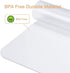 NATRKE Clear PVC Desk Protector Pad, 1.5mm Thick 16 x 32 Inch Transparent Non-Slip Desk Writing Mat for Home, Office