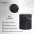 BOLSIUS Rustic Anthracite (Black) Unscented Pillar Candles - 2.75" X 3.25" Decoration Candles Set of 3 - Clean Burning Dinner Candles for Wedding & Home Decor Party Restaurant Spa- Aprox (80x68m)