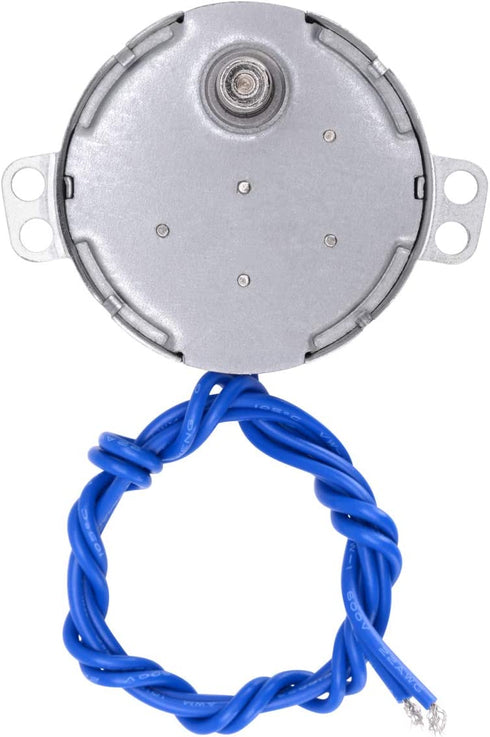 REENFAYA 4PCS Synchronous Synchron Motor Turntable Motor 110V Motor, 50/60Hz AC 100~127V 4W CCW/CW with 7MM Flexible Coupling Connector for Cup Turner,Cuptisserie,Tumbler Cup Rotator (2.5-3RPM)