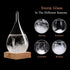 Valentines Day Gift Snow Globe Storm Glass Decorative Bottle Weather Station, with Water Globe Festival Gift For Xmas Valentines Day Anniversary Birthday Mothers Day, Office Home Tabletop Decor (S)