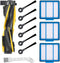 Mochenli Replacement Parts kit for Shark AV911S EZ IQ R101AE (RV1001AE),IQ R101 (RV1001) AV970 AV993 AV992 Robot Vacuum Cleaner, Accessories Pack of 6 Side Brushes, 3 Hepa Filters, 1 Main Brush