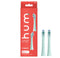 Colgate Hum Connected Smart Battery Toothbrush Refill Head, Green, 2 Pack