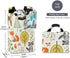Laundry Hamper Bucket Cute Woodland Animals Trees Mushrooms Berries Collapses Laundry Basket Washing Bin for Home Organizer Nursery Storage Baby Hamper Kids Room