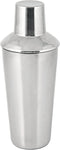 True Retro Cocktail Shaker, 34 Oz Shaker with Jigger Cap & Strainer, Stainless Steel