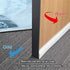 Suptikes 2 Pack Door Draft Stopper?Door Sweep for Exterior & Interior Doors,Door Bottom Seal Dust and Noise Insulation Weather Stripping Draft Guard Insulator, 1-4/5" W x 37" L,White