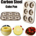 Gaosu Donut Baking Pan, Doughnut Bakeware and Bagel Mold, Donut Mold, Carbon Steel Round Donut Cake Mould, Pastry Tools, Baking Mold