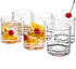 Amazing Abby - Probity - 12-Ounce Plastic Tumblers (Set of 6), Plastic Drinking Glasses, All-Clear High-Balls, Reusable Plastic Cups, BPA-Free, Shatter-Proof, Dishwasher-Safe