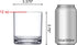 Amazing Abby - Probity - 12-Ounce Plastic Tumblers (Set of 6), Plastic Drinking Glasses, All-Clear High-Balls, Reusable Plastic Cups, BPA-Free, Shatter-Proof, Dishwasher-Safe