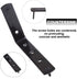 8 Pcs Black L Corner Bracket Stainless Steel Heavy Duty L Shaped Joint Right Angle Shelf Bracket Support Wall Hanging by STARVAST (Come with Screws)
