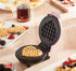 Nostalgia MyMini Heart Waffle Maker Valentine's Gift compact size 5 inch non stick surface (Pink)
