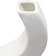 Serdic S Curve Tall Ceramic Vase 11inch Modern Decorative Flower Vase for Wedding, Gifts, Kitchen, Living Room or Flower Shop White