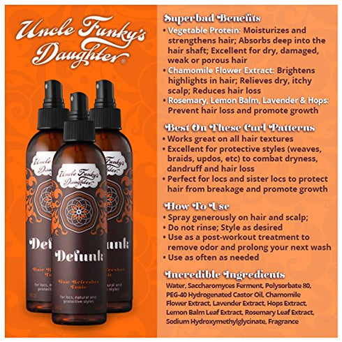 Defunk Hair Odor Neutralizing Tonic, 8 oz