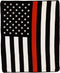 Infinity Republic - Thin Red Line Soft Fleece Throw Blanket - 50x60 Perfect for Living Rooms, bedrooms, Kids' Rooms, Outdoors!