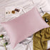 Adubor 100% Mulberry Silk Pillowcase for Hair and Skin with Hidden Zipper, Both Side 23 Momme Silk, 900 Thread Count(20x26inch, Standard Size, Pink, 1pc)