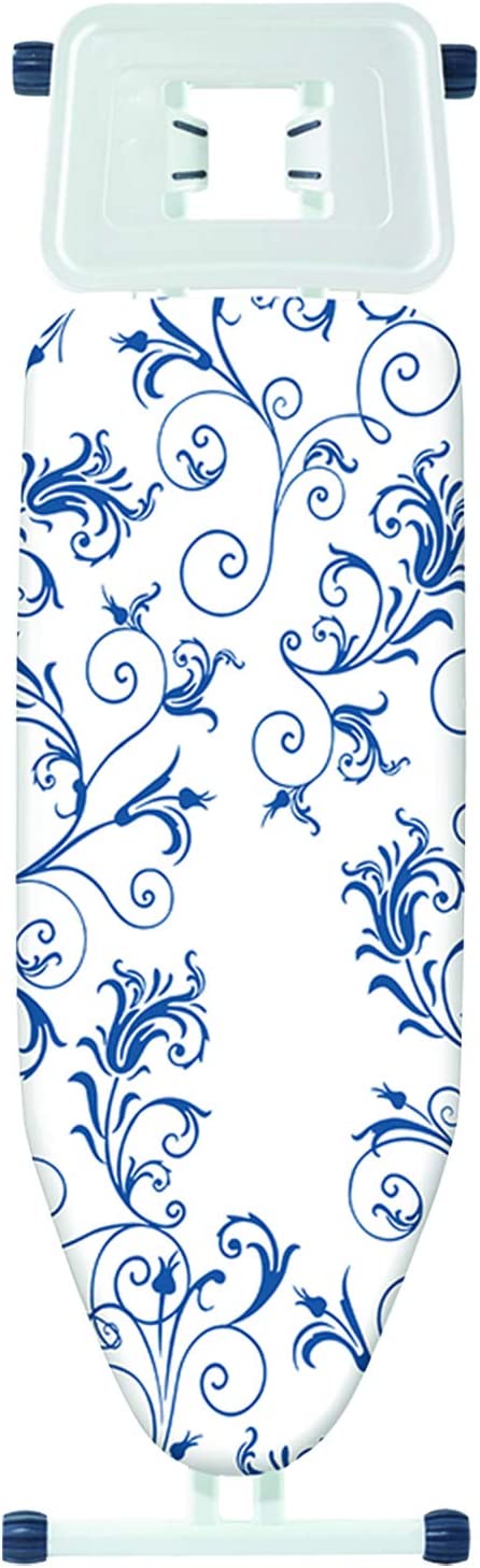 Mabel Home Ironing Board Padded Cover, 100% Cotton, 18" X 47" White