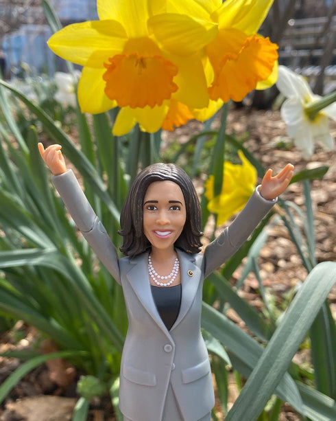 Political Action Figures - Collectible, Novelty, Gag Gift Idea for Adults - Cute Desk Accessories for Home & Office (Kamala Harris)