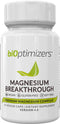 BiOptimizers - Magnesium Breakthrough Supplement 4.0 - Has 7 Forms of Magnesium Like Bisglycinate, Malate, Citrate, and More - Natural Sleep Aid - Brain Supplement - 30 Capsules