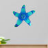 Comfy Hour Under The Sea Collection 10" Blue Metal Art Starfish Wall Decor
