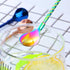 Color ME 10 pcs Metal Straw Spoons with 2 Cleaning Brushes, Reusable Drinking Spoon Straws for Iced coffee, Iced tea, Milkshake, Cocktail, Smoothies