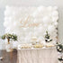 White Balloon Garland Arch Kit, 110Pcs Mixed Sizes White Balloons With Tool,Party Decorations White Balloon for Wedding Bridal Shower Gender Reveal Baby Shower Birthday Party Decorations Supplies
