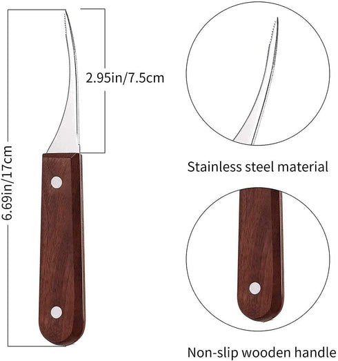 4 PCS Shrimp Deveiner Tool and Peeler, Stainless Steel Shrimp Peeler and Shrimp Cleaner Knife, Easy to Use Shrimp Deveiner, Kitchen Tools