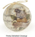 FAVRD 12 Days of Christmas Ornaments Set Shatterproof Christmas Tree Decorations Christmas Decor Holiday Decorative Hanging Ornaments, Set of 14, Each Ornament 3 Inch Diameter, 3.5 Inch High, Beige