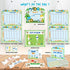 Potty Training Chart for Toddler, Boys & Girls, Sticker Chart for Kids Potty Training, 4 Week Reward Chart, Certificate, Instruction Booklet & More, Reward Sticker Chart - Fun Animal Design