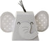 Kate Aspen Adorable Elephant Favor Box (Set of 12), One Size, Grey & Black