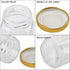 1.5oz Hexagon Mini Glass Jars with Lids,30pcs Honey Jars Small Spice Jars with Stickers, Brush for Baby Showers, Wedding Favors, Party Favors,Herbs, Spices, Jams