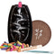 Ronlap Backflow Incense Burner, Ceramic Waterfall Smoke Incense Holder with 120 Upgraded Incense Cones+30 Incense Sticks+1 Tweezer+1 Mat, for Aromatherapy Meditation Home Decorations, Black